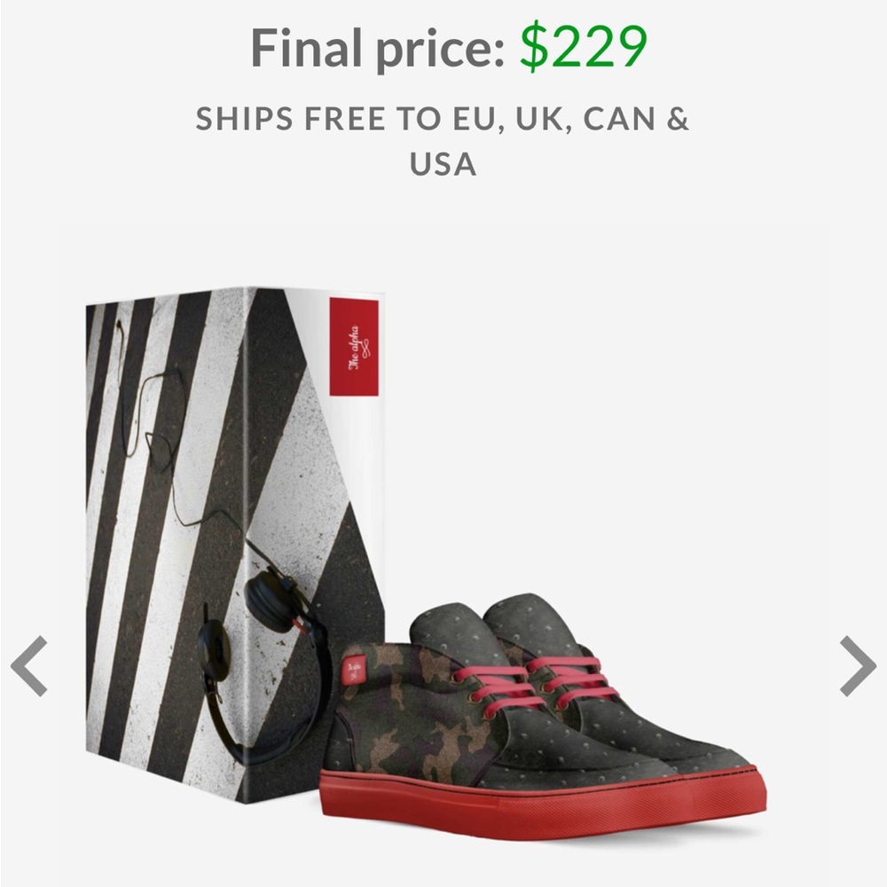 Stylish Camouflage High-Top Sneakers by fresh